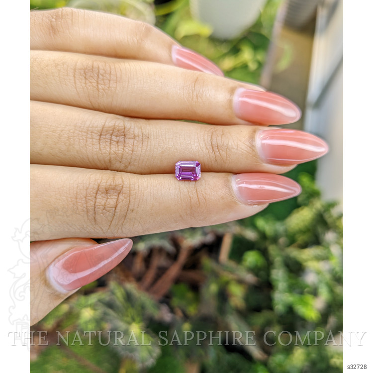1.10 Ct. Pinkish Purple Sapphire from Madagascar