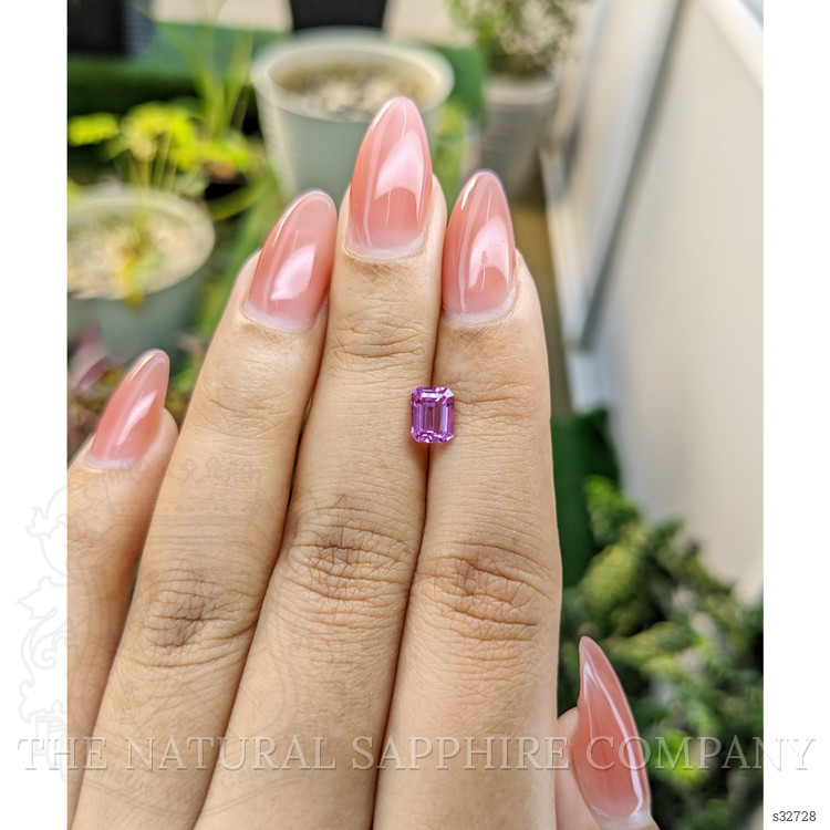1.10 Ct. Pinkish Purple Sapphire from Madagascar
