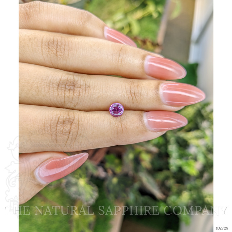 1.17 Ct. Pinkish Purple Sapphire from Madagascar