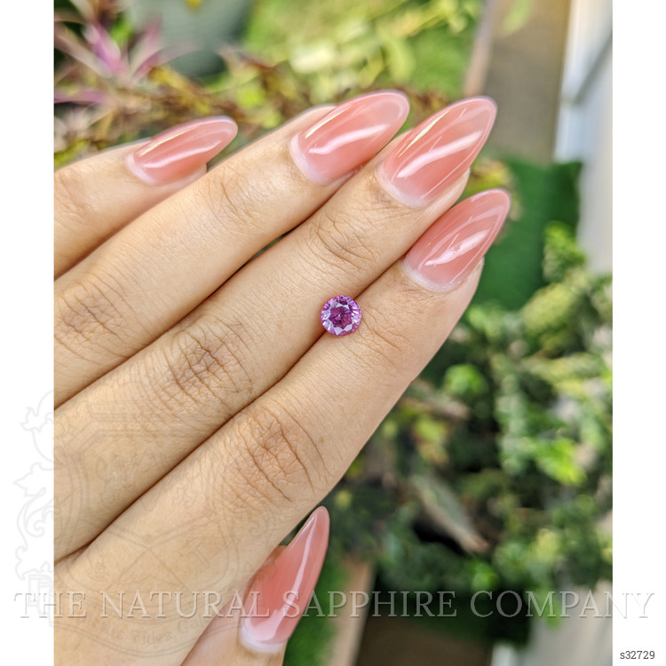 1.17 Ct. Pinkish Purple Sapphire from Madagascar