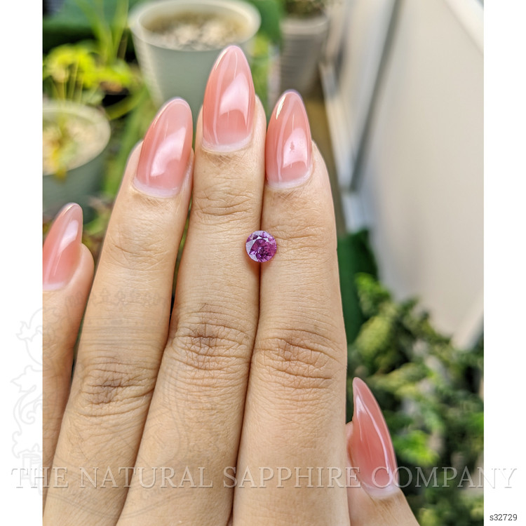 1.17 Ct. Pinkish Purple Sapphire from Madagascar