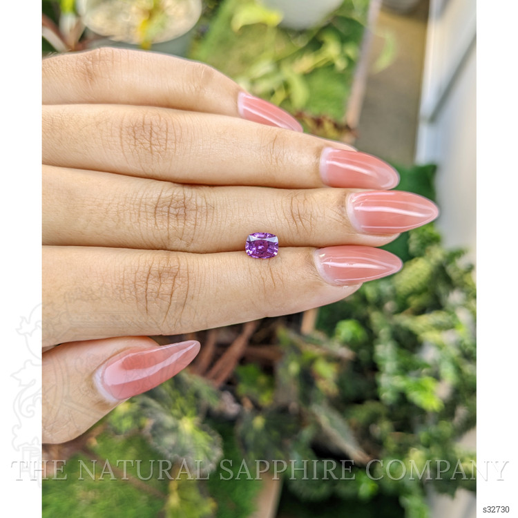 1.18 Ct. Pinkish Purple Sapphire from Madagascar
