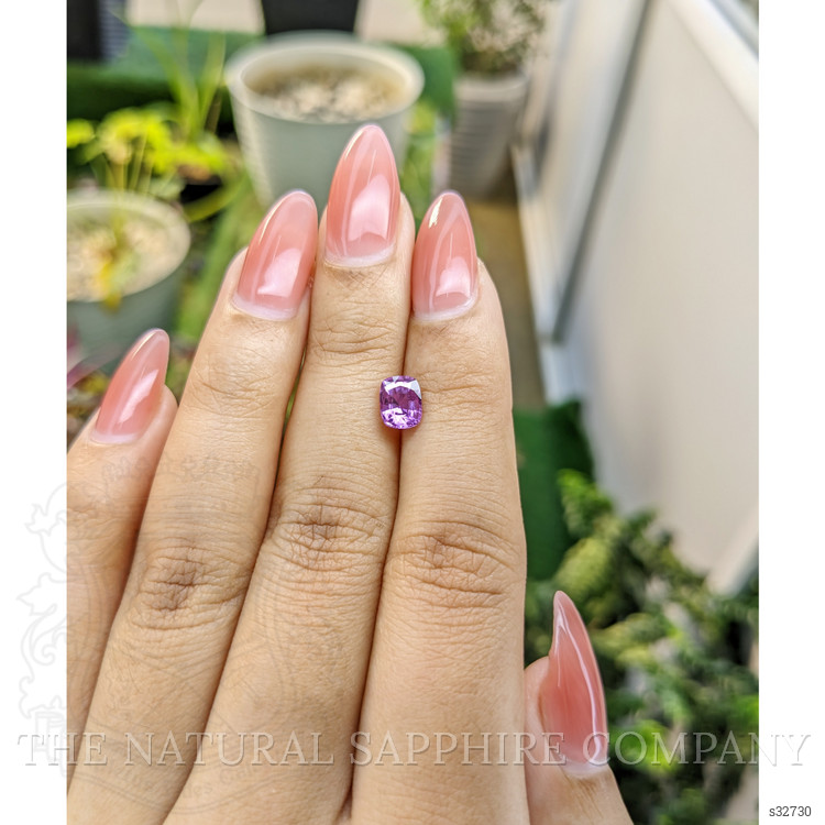 1.18 Ct. Pinkish Purple Sapphire from Madagascar