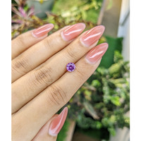 1.21 Ct. Pinkish Purple Sapphire from Madagascar Life Style