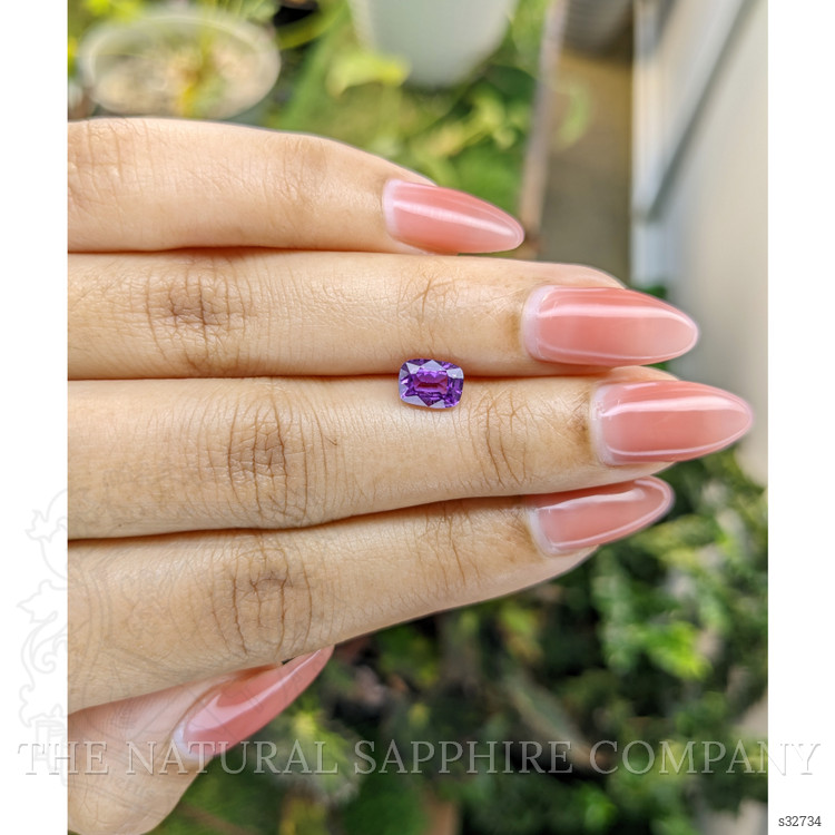 1.23 Ct. Pinkish Purple Sapphire from Madagascar