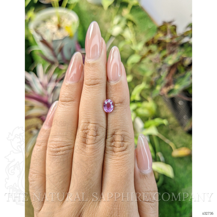 1.25 Ct. Pinkish Purple Sapphire from Madagascar