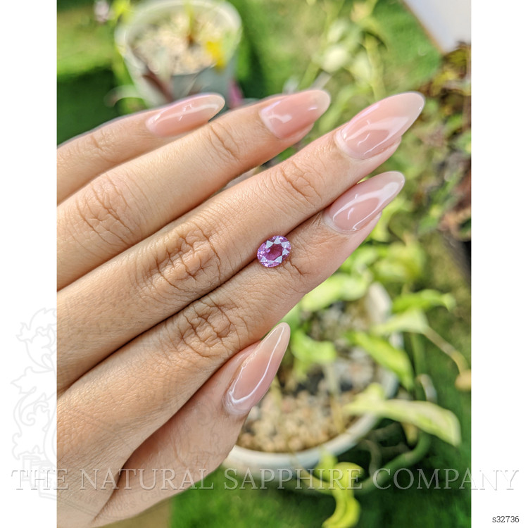 1.25 Ct. Pinkish Purple Sapphire from Madagascar