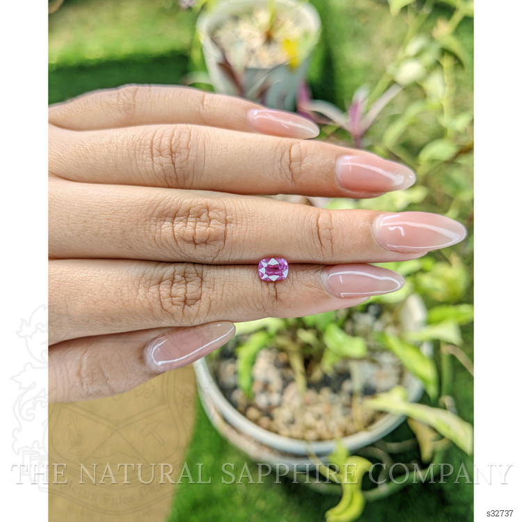 1.28 Ct. Pinkish Purple Sapphire from Madagascar