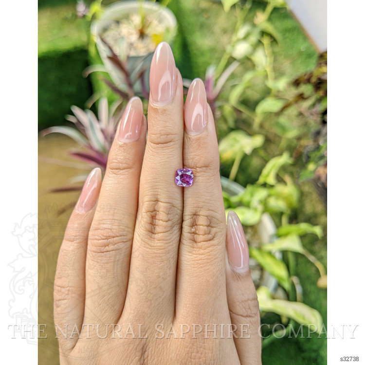 1.29 Ct. Pinkish Purple Sapphire from Madagascar