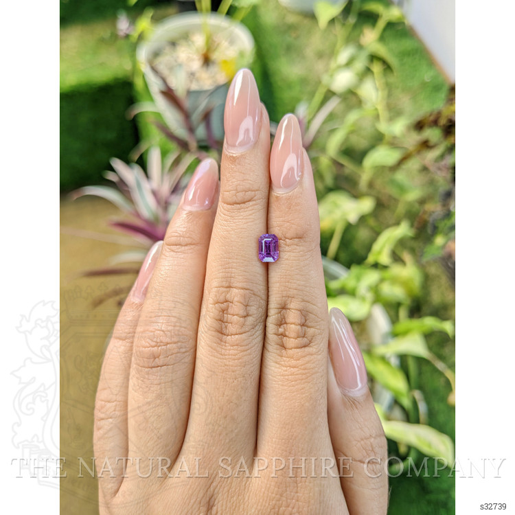 1.29 Ct. Purple Sapphire from Madagascar