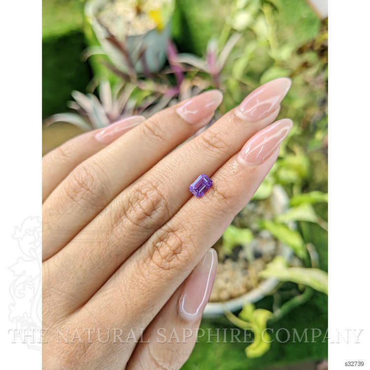 1.29 Ct. Purple Sapphire from Madagascar