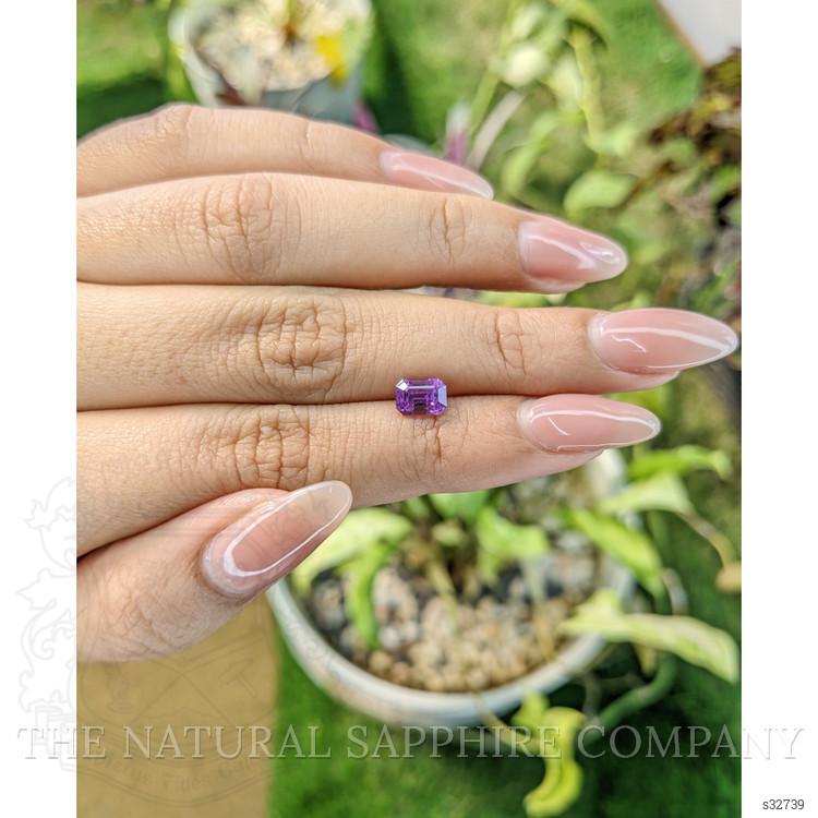 1.29 Ct. Purple Sapphire from Madagascar