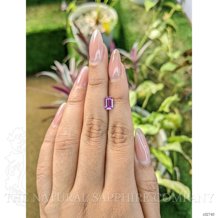 1.31 Ct. Pinkish Purple Sapphire from Madagascar