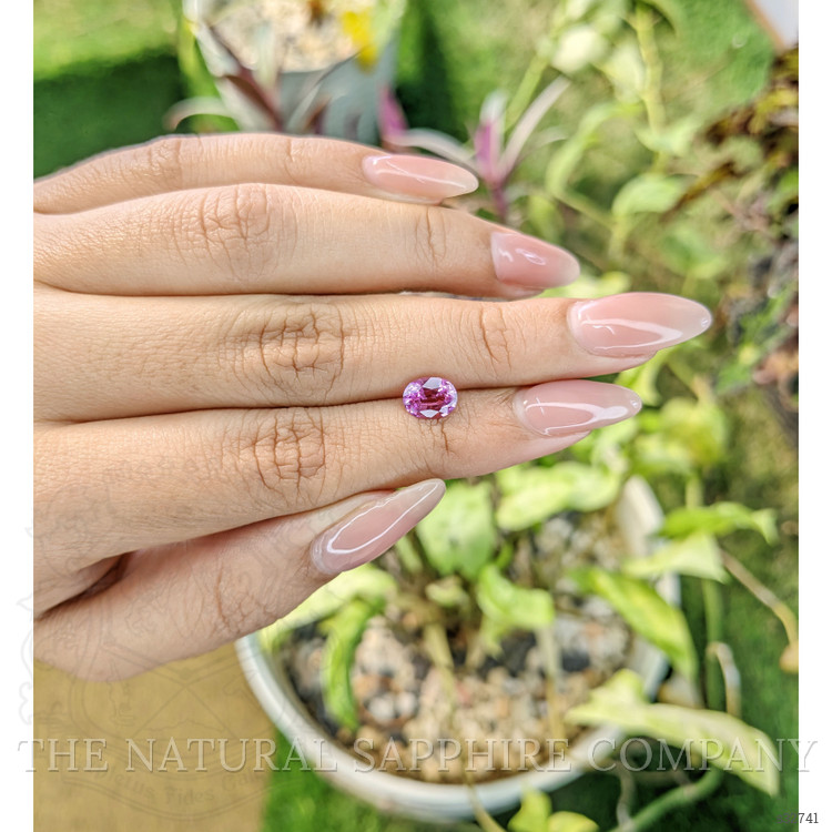 1.33 Ct. Purplish Pink Sapphire from Madagascar