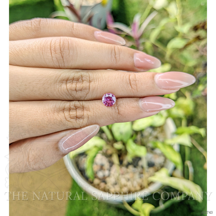 1.33 Ct. Purplish Pink Sapphire from Madagascar