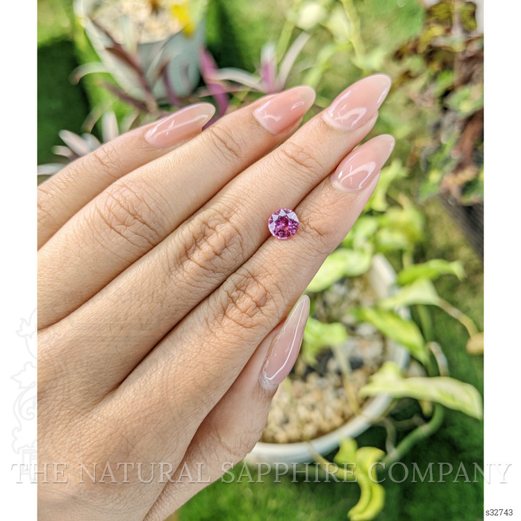 1.33 Ct. Purplish Pink Sapphire from Madagascar