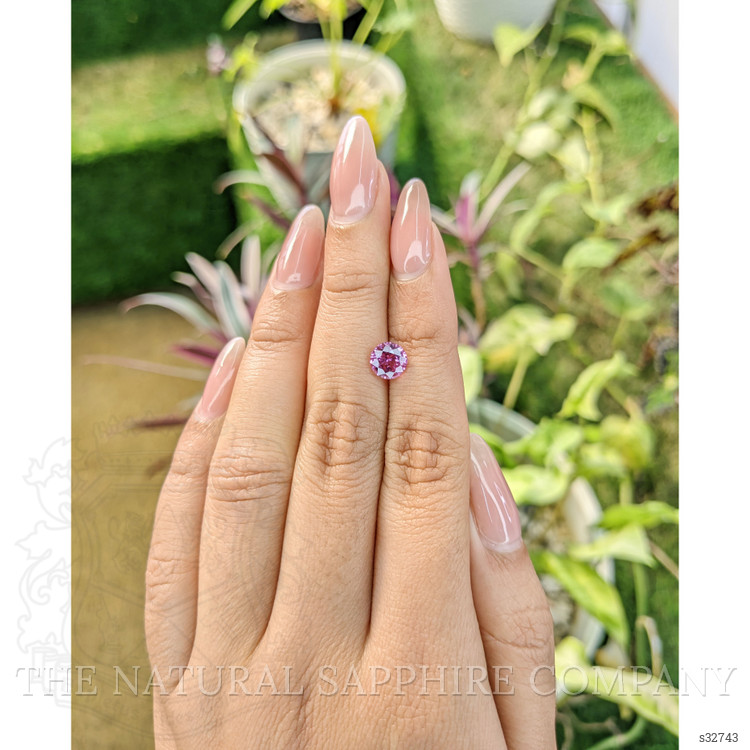 1.33 Ct. Purplish Pink Sapphire from Madagascar