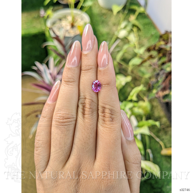 1.41 Ct. Purplish Pink Sapphire from Madagascar