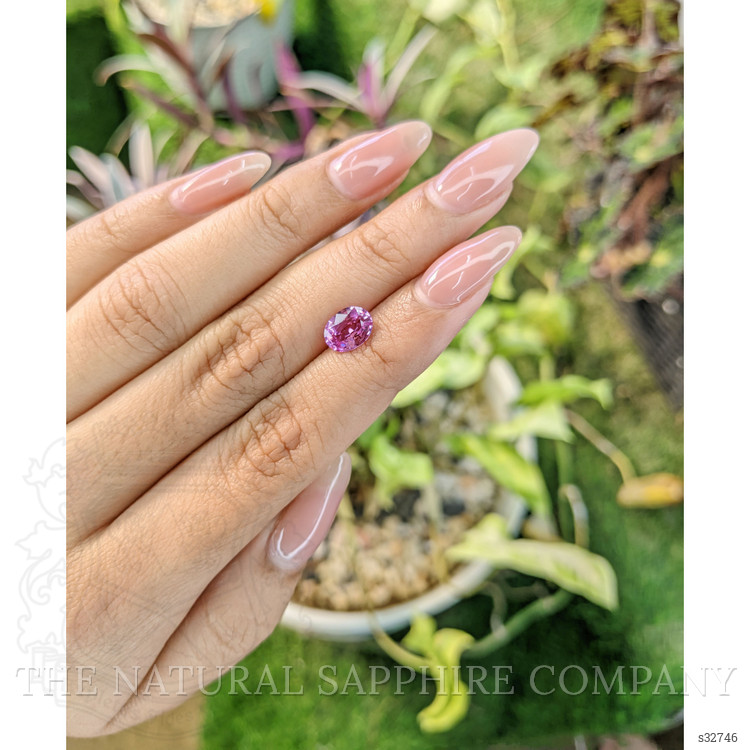 1.41 Ct. Purplish Pink Sapphire from Madagascar
