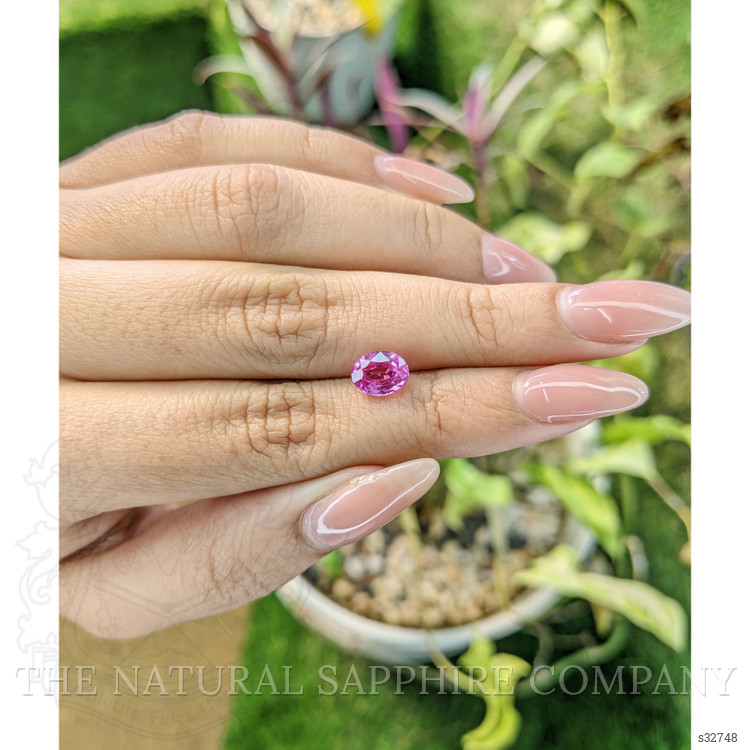 1.66 Ct. Pinkish Purple Sapphire from Madagascar