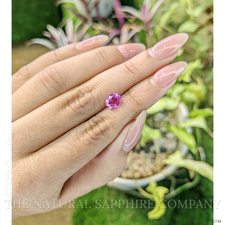 1.66 Ct. Pinkish Purple Sapphire from Madagascar