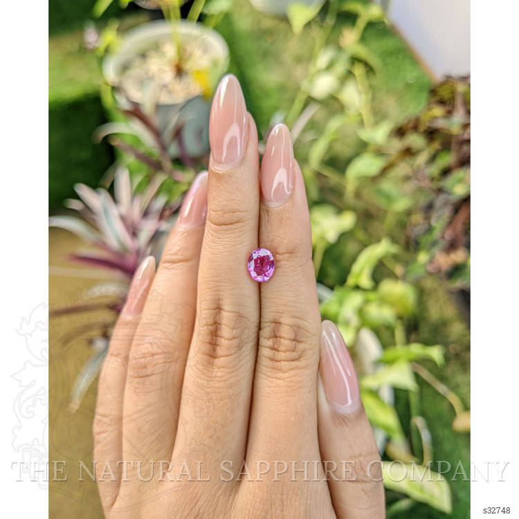1.66 Ct. Pinkish Purple Sapphire from Madagascar