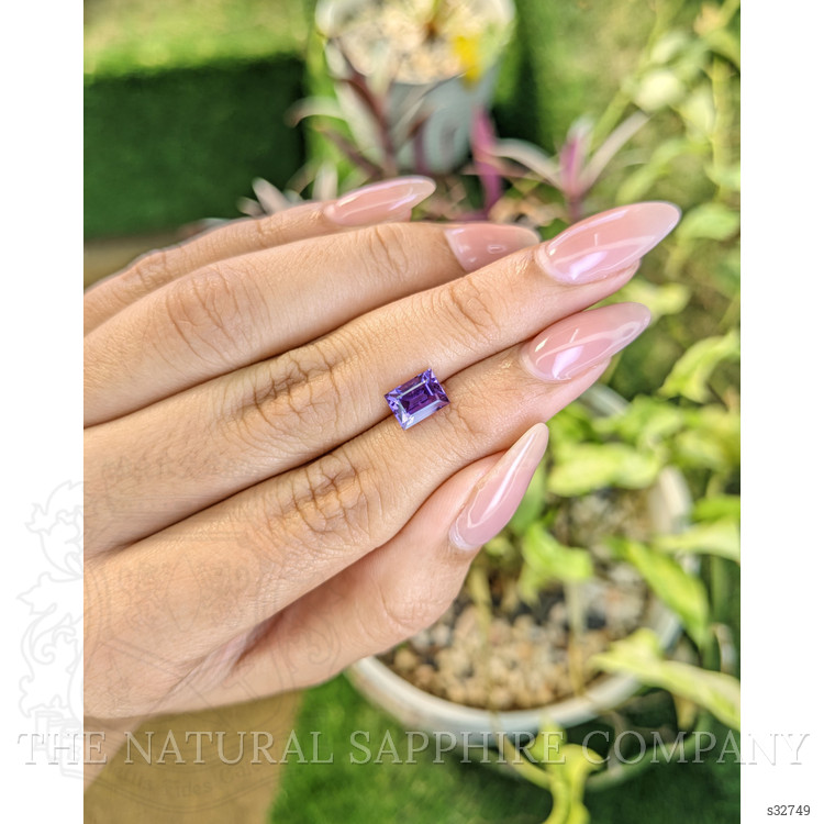 1.87 Ct. Purple Sapphire from Madagascar