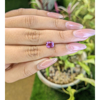 1.64 Ct. Pinkish Purple Sapphire from Madagascar Life Style