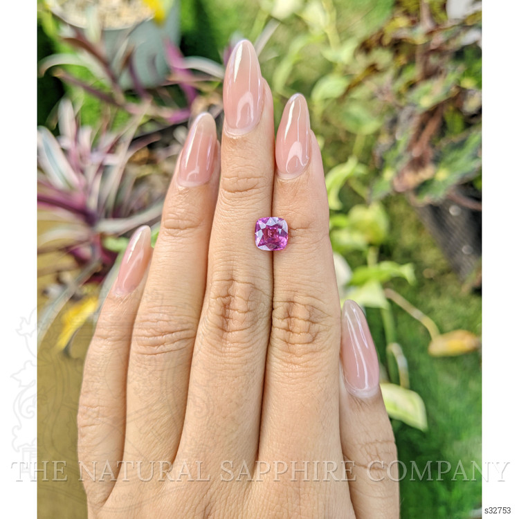 2.05 Ct. Purplish Pink Sapphire from Madagascar
