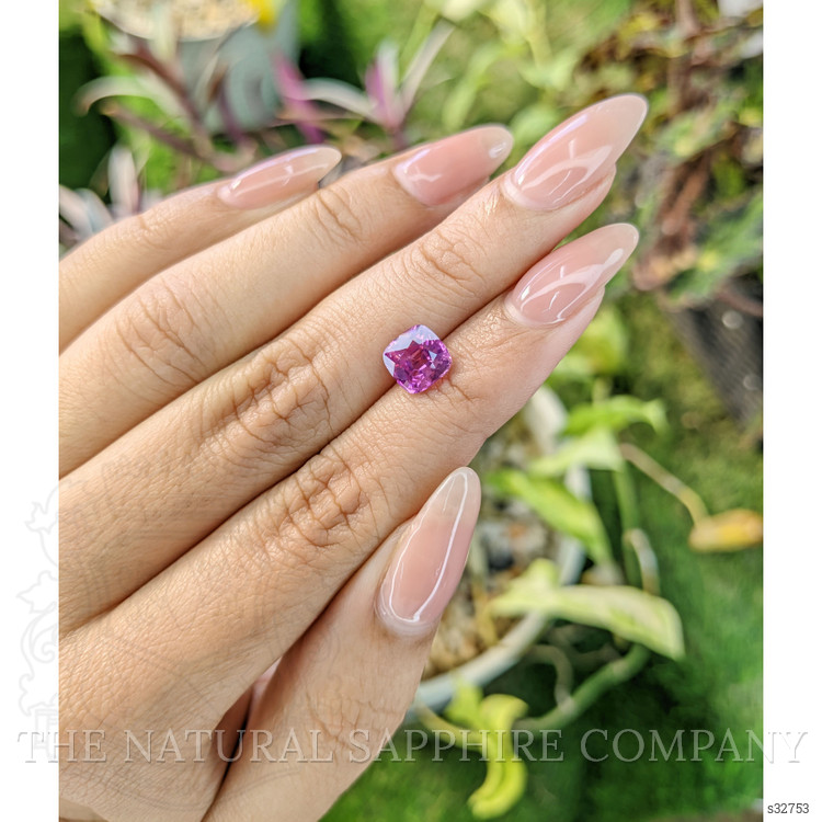 2.05 Ct. Purplish Pink Sapphire from Madagascar