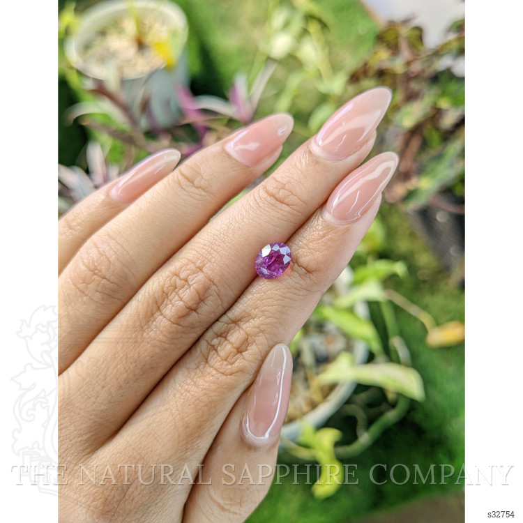 2.52 Ct. Pinkish Purple Sapphire from Madagascar
