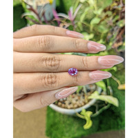 2.52 Ct. Pinkish Purple Sapphire from Madagascar Life Style