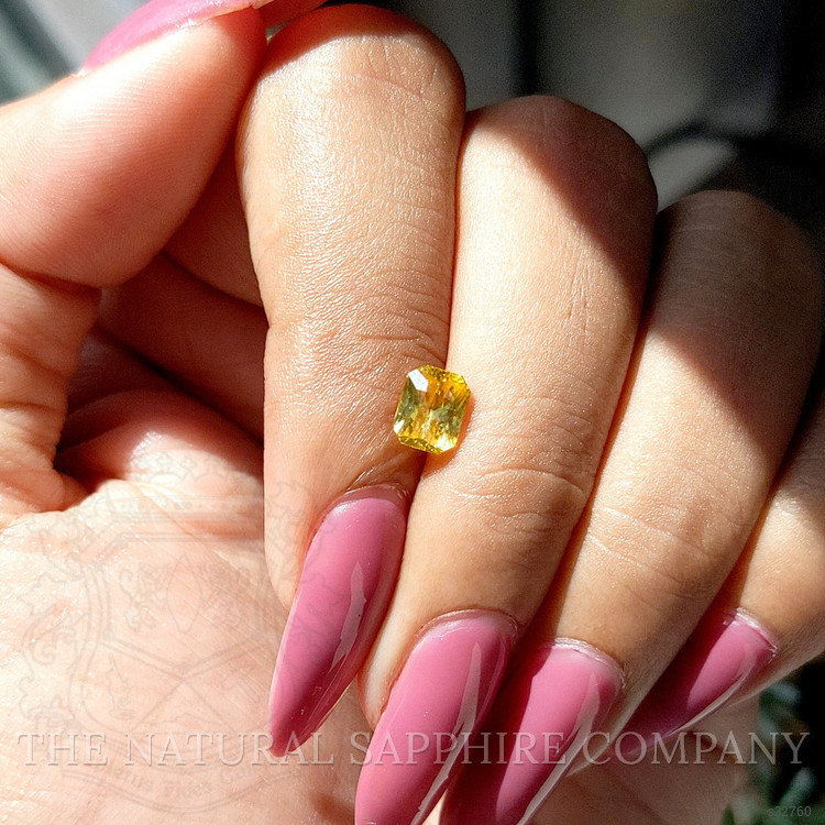 1.05 Ct. Yellow Sapphire from Ceylon (Sri Lanka)