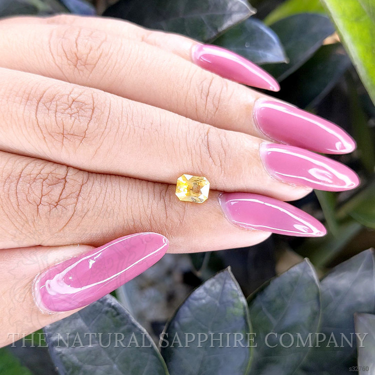 1.05 Ct. Yellow Sapphire from Ceylon (Sri Lanka)