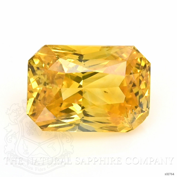 1.10 Ct. Orangish Yellow Sapphire from Ceylon (Sri Lanka)