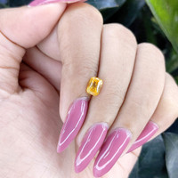 1.10 Ct. Orangish Yellow Sapphire from Ceylon (Sri Lanka) Life Style