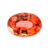 0.82 Ct. Reddish Orange Sapphire from Ceylon (Sri Lanka) Video