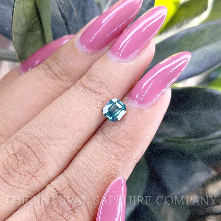 1.04 Ct. Bluish Green Sapphire from Madagascar