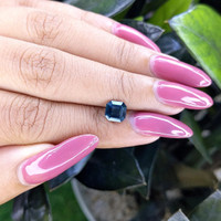 1.49 Ct. Greenish Blue Sapphire from Madagascar Life Style