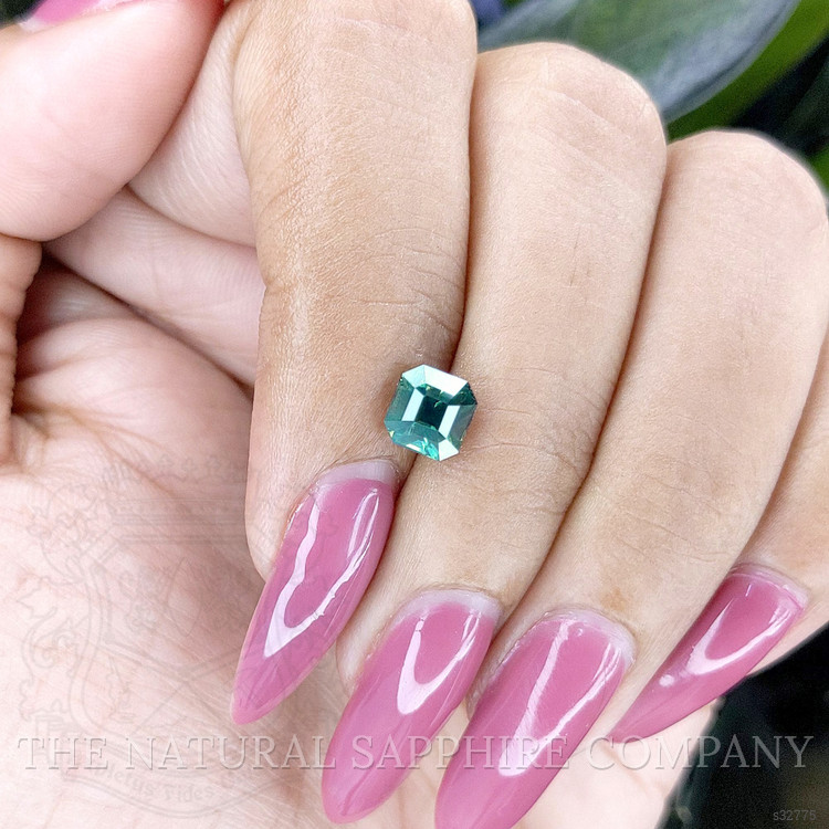 1.51 Ct. Bluish Green Sapphire from Madagascar