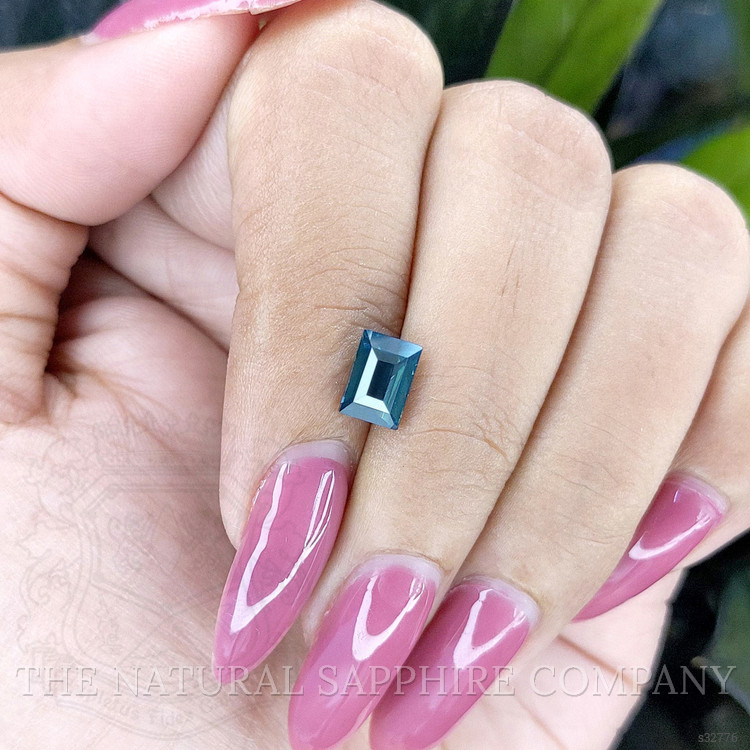 1.51 Ct. Greenish Blue Sapphire from Madagascar