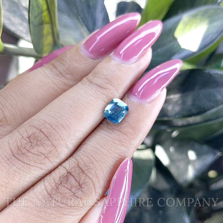 1.51 Ct. Greenish Blue Sapphire from Madagascar