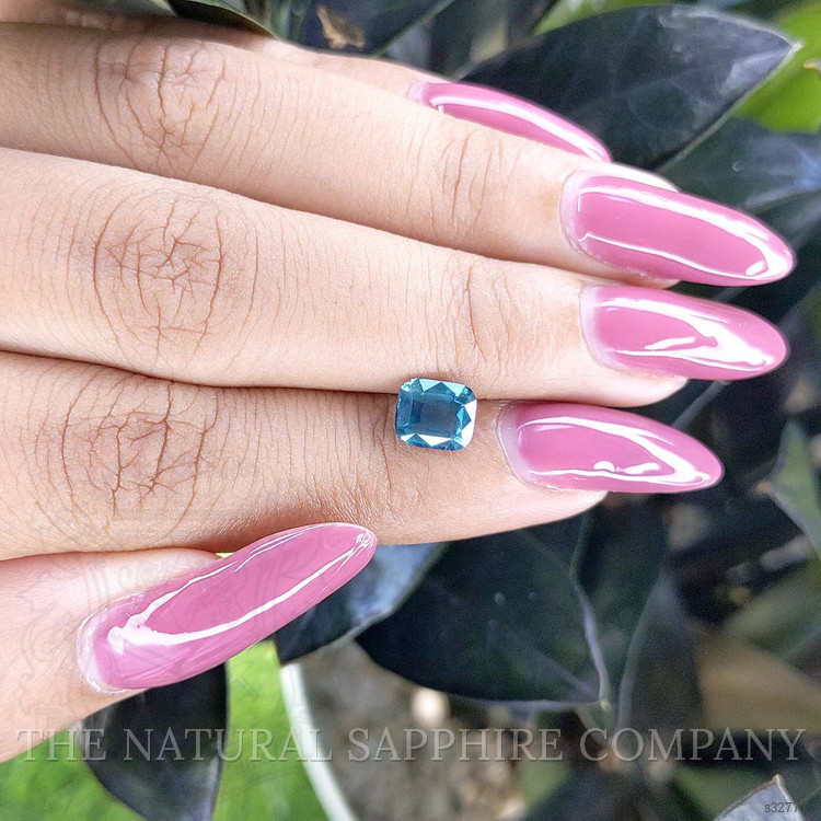 1.51 Ct. Greenish Blue Sapphire from Madagascar