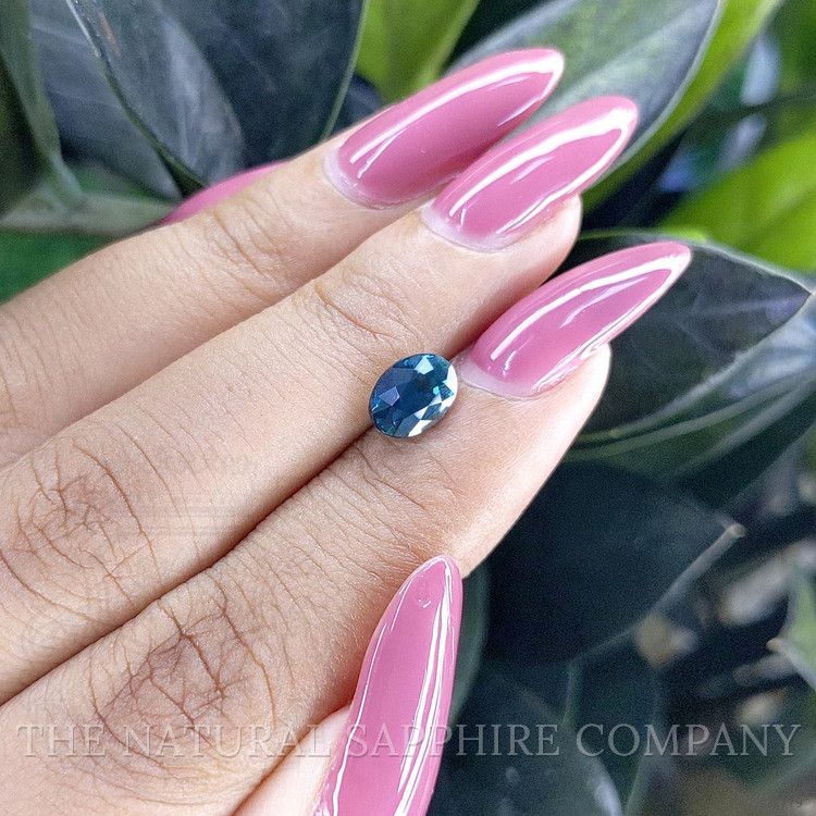 1.57 Ct. Greenish Blue Sapphire from Madagascar