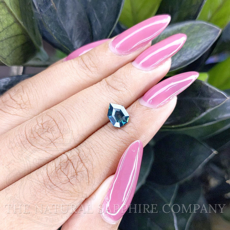 1.69 Ct. Bluish Green Sapphire from Madagascar