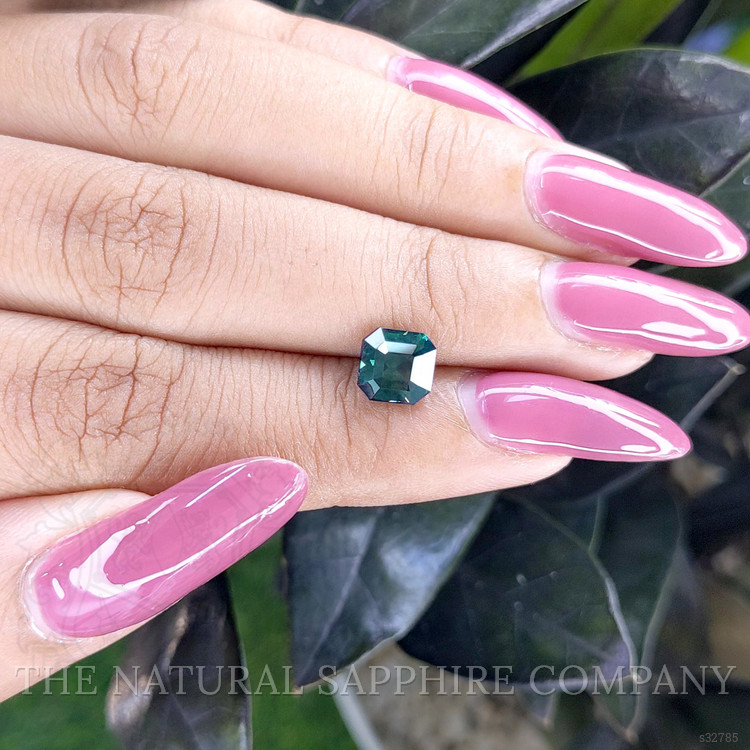 2.07 Ct. Bluish Green Sapphire from Madagascar