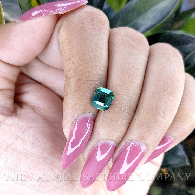 2.10 Ct. Bluish Green Sapphire from Madagascar