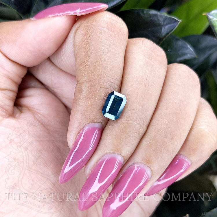 2.12 Ct. Greenish Blue Sapphire from Madagascar