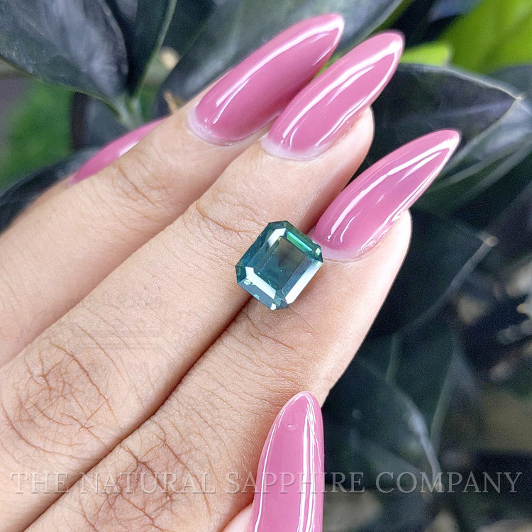 4.06 Ct. Bluish Green Sapphire from Madagascar
