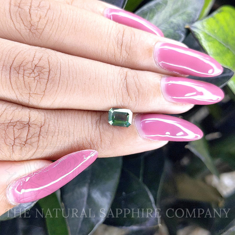 1.08 Ct. Bluish Green Sapphire from Tanzania
